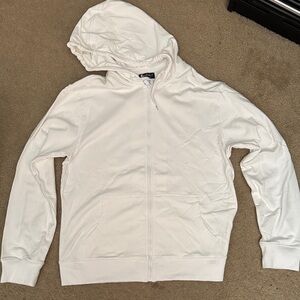 ethika White zip Hoodie